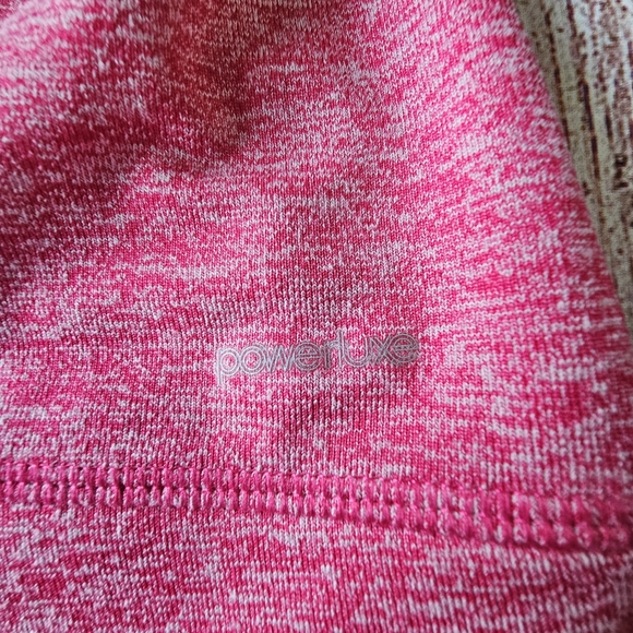 Adidas Heather Pink Short Sleeve Warm Neck Athletic Pullover Size Medium - Picture 11 of 13